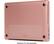 Alt View 15. Incase Designs - Hardshell Laptop Upper Shield Case for 13" Apple® MacBook® Pro Retina - Rose quartz.