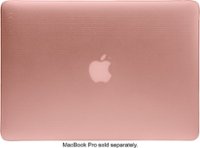 Front Zoom. Incase Designs - Hardshell Laptop Upper Shield Case for 15" Apple® MacBook® Pro Retina - Rose quartz.
