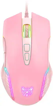 PO3TICJUNKI3 - Rgb Gaming Mouse Optical Computer Mice With Backlit Adjustable Up To Gamer Laptop Pc Buttons Vista Linux - Wired - Default