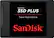 Front. SanDisk - 480GB Internal SATA Solid State Drive Plus - Black.
