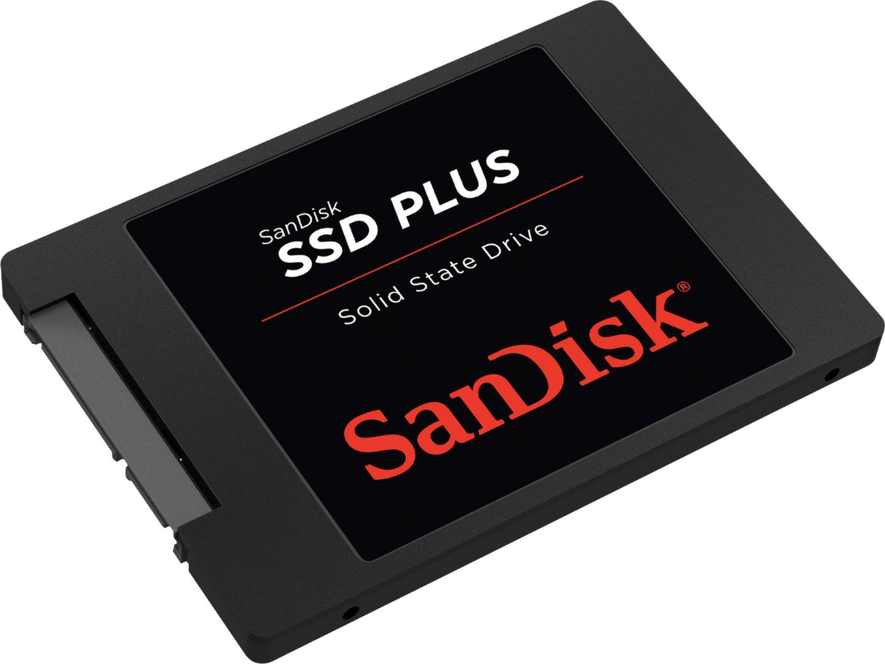 Alt View 12. SanDisk - 480GB Internal SATA Solid State Drive Plus - Black.