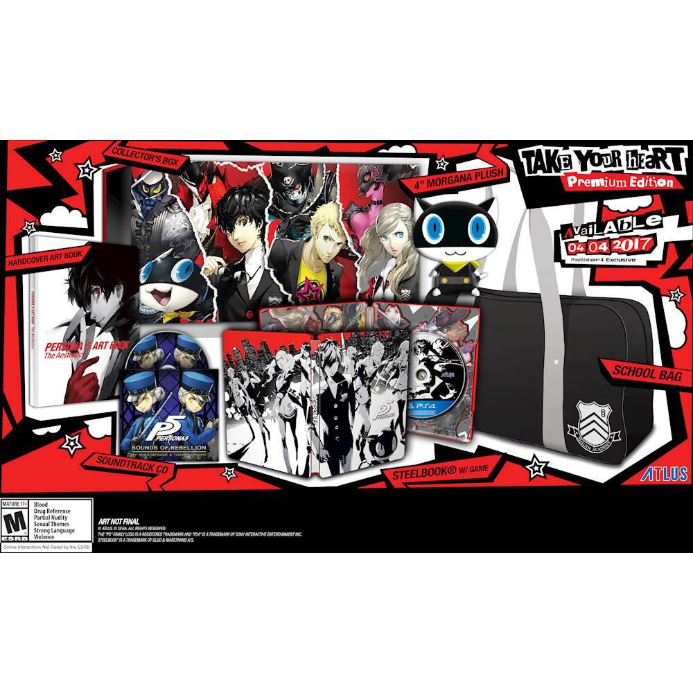 Persona 5 Take Your top Heart Premium Edition For Playstation 4