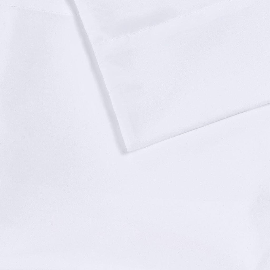 Alt View 5. Gracie Mills - Gracie Mills Ruby All-Season Microfiber Sheet Set with Side Pockets - White.