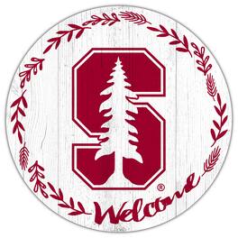 Fan Creations - Stanford Cardinal 12" Welcome Circle Sign - Multicolor