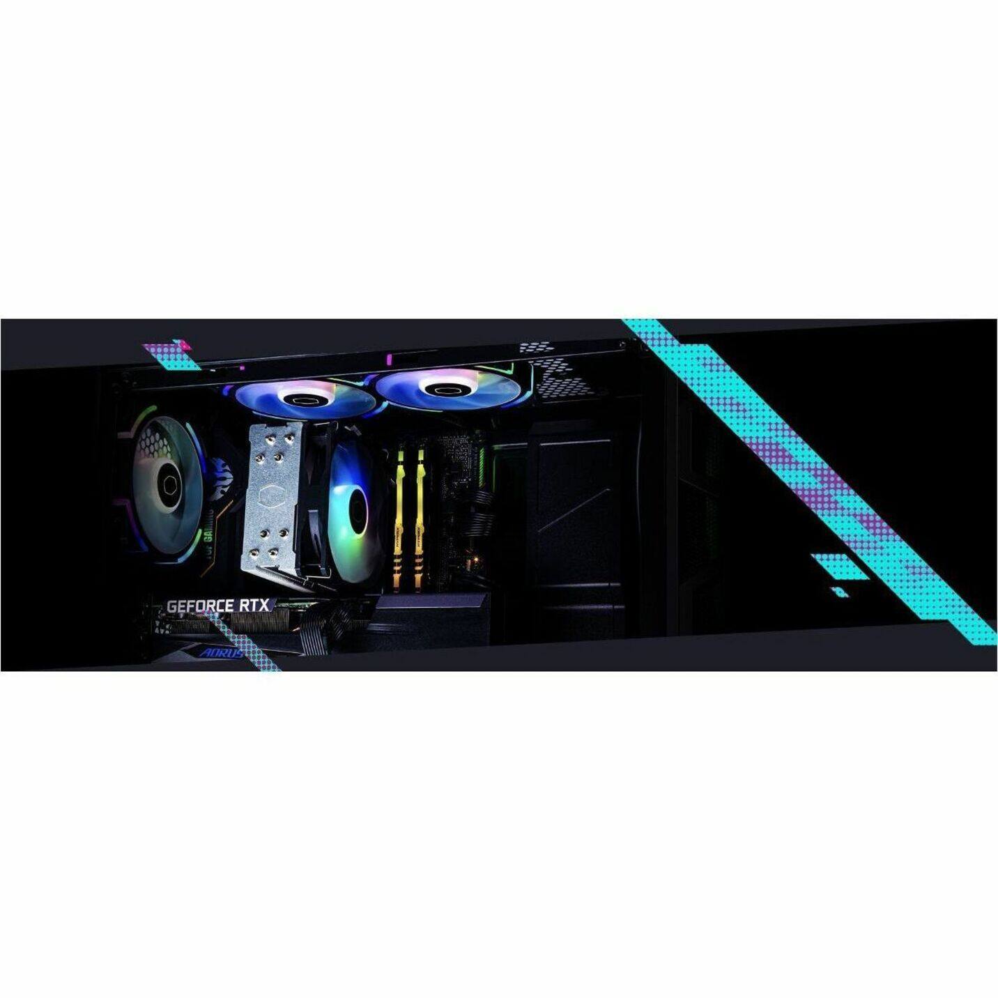 Alt View 27. Cooler Master - Hyper 212 Spectrum V3 ARGB 12mm Computer Cooling Fan/Heatsink Fan with RGB Controller (1-Pack) - Silver.