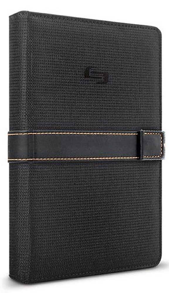 Angle View: Solo - Exclusives Collection Case for Most Tablets and E-Readers - Black/orange