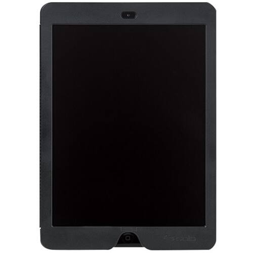 Front. Solo New York - Pro Collection Flip Cover for Apple iPad Air - Black.
