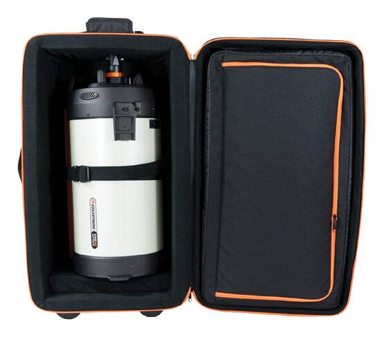 Alt View 12. Celestron - NexStar Rolling Carrying Case for Celestron NexStar 8 Telescopes - Black.