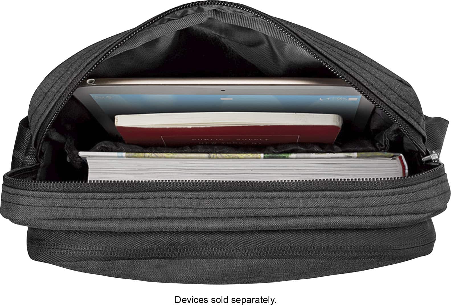 Alt View 18. Solo New York - Ludlow 12.9" Tablet Sling - Gray.