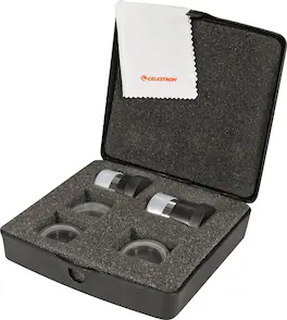PowerSeeker Accessory Kit for Most Celestron Telescopes - Black