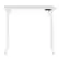 Front. OSP Home Furnishings - Primo 48" Sit-to-Stand Electric Desk - White Finish.