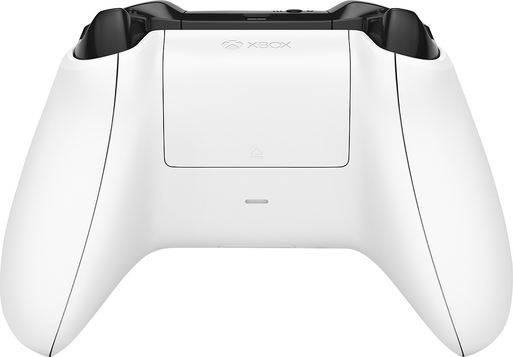 Back View: Microsoft - Wireless Controller for Xbox One, Xbox Series X, and Xbox Series S - White
