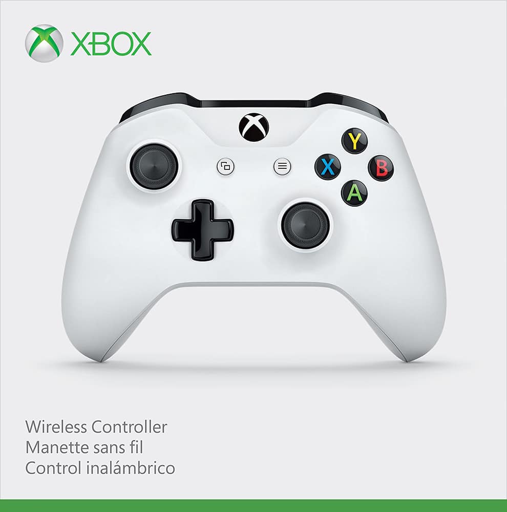 Alt View 11. Microsoft - Wireless Controller for Xbox One, Xbox Series X, and Xbox Series S - White.