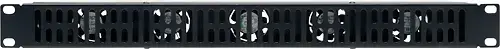 Front. Sanus - Foundations Component Series 1U Ultraquiet Fan - Black.