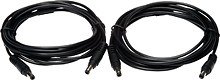 Sanus - Foundations Component Series 9' Power Wires (2-Pack) - Black - Front_Zoom