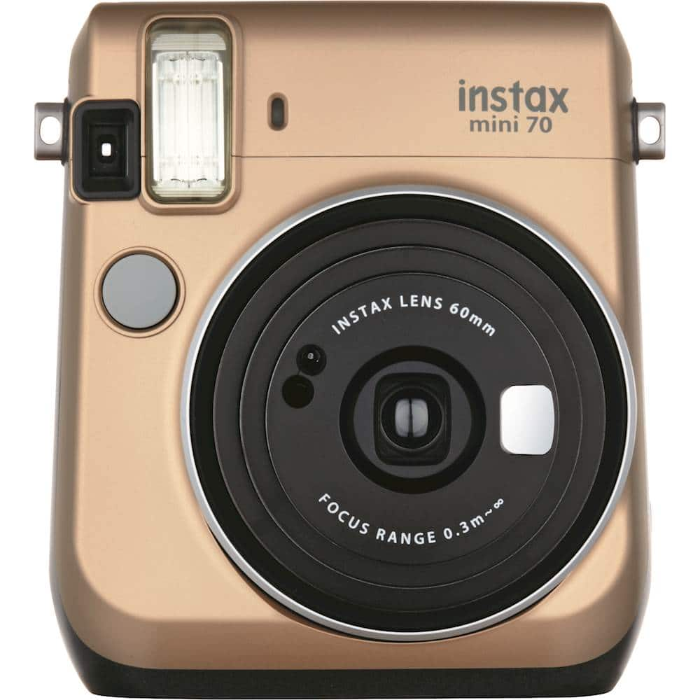 販売特売FUJI FILM INSTAX MINI 70N GOLD ＋10枚フィルム付 フィルムカメラ