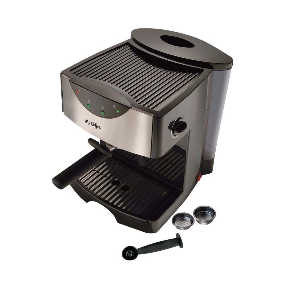 Best Buy: Mr. Coffee Steam Espresso Maker/Coffee Maker/Milk Frother Black  BVMC-ECM170