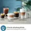 Iced coffee, Regular coffee, Hot water, Espresso, Cappuccino, Latte macchiato, P6, 6 hot & refreshing drinks, Enjoy 6 hot & refreshing drinks in one touch