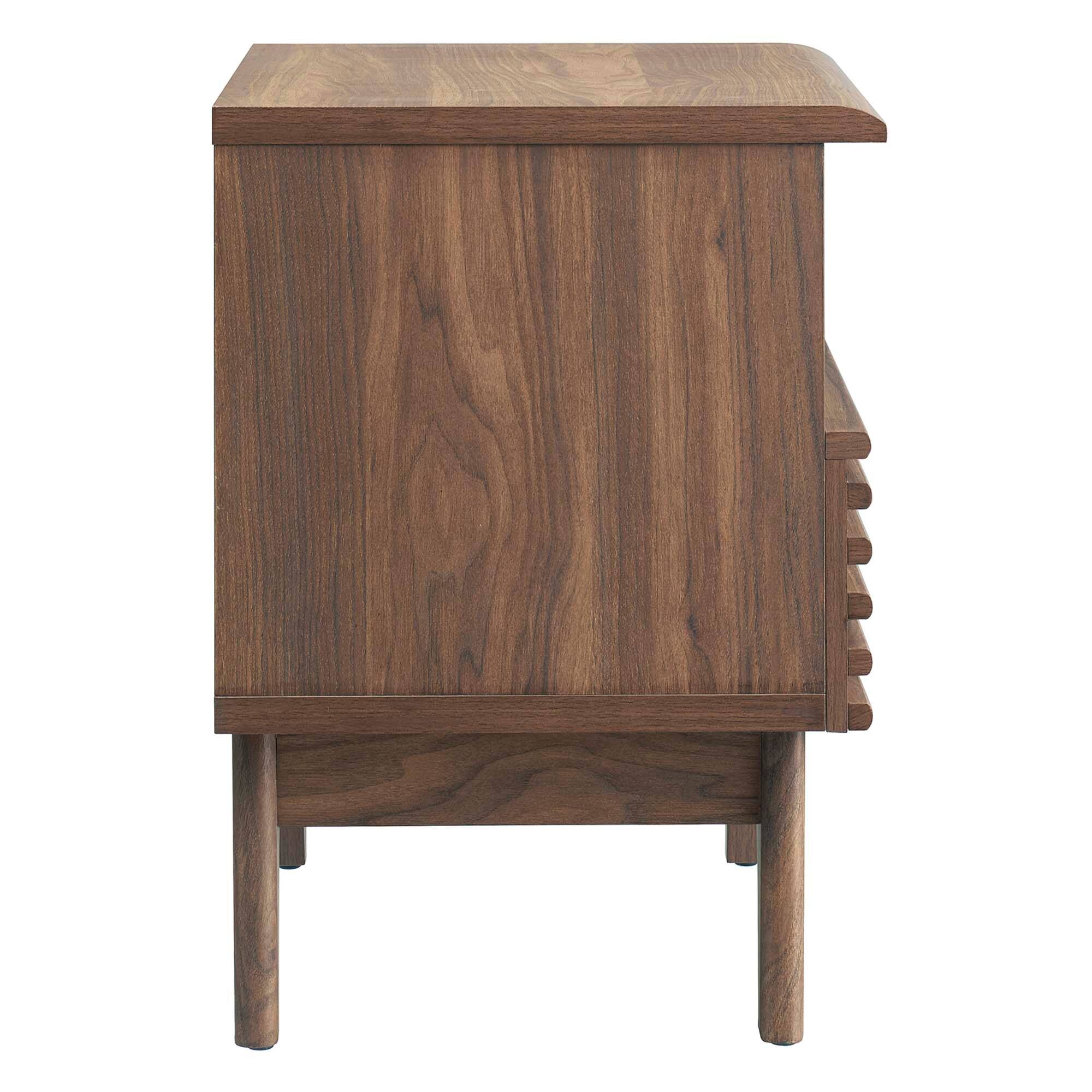 Alt View 1. Modway - Render Nightstand by Modway - Walnut.