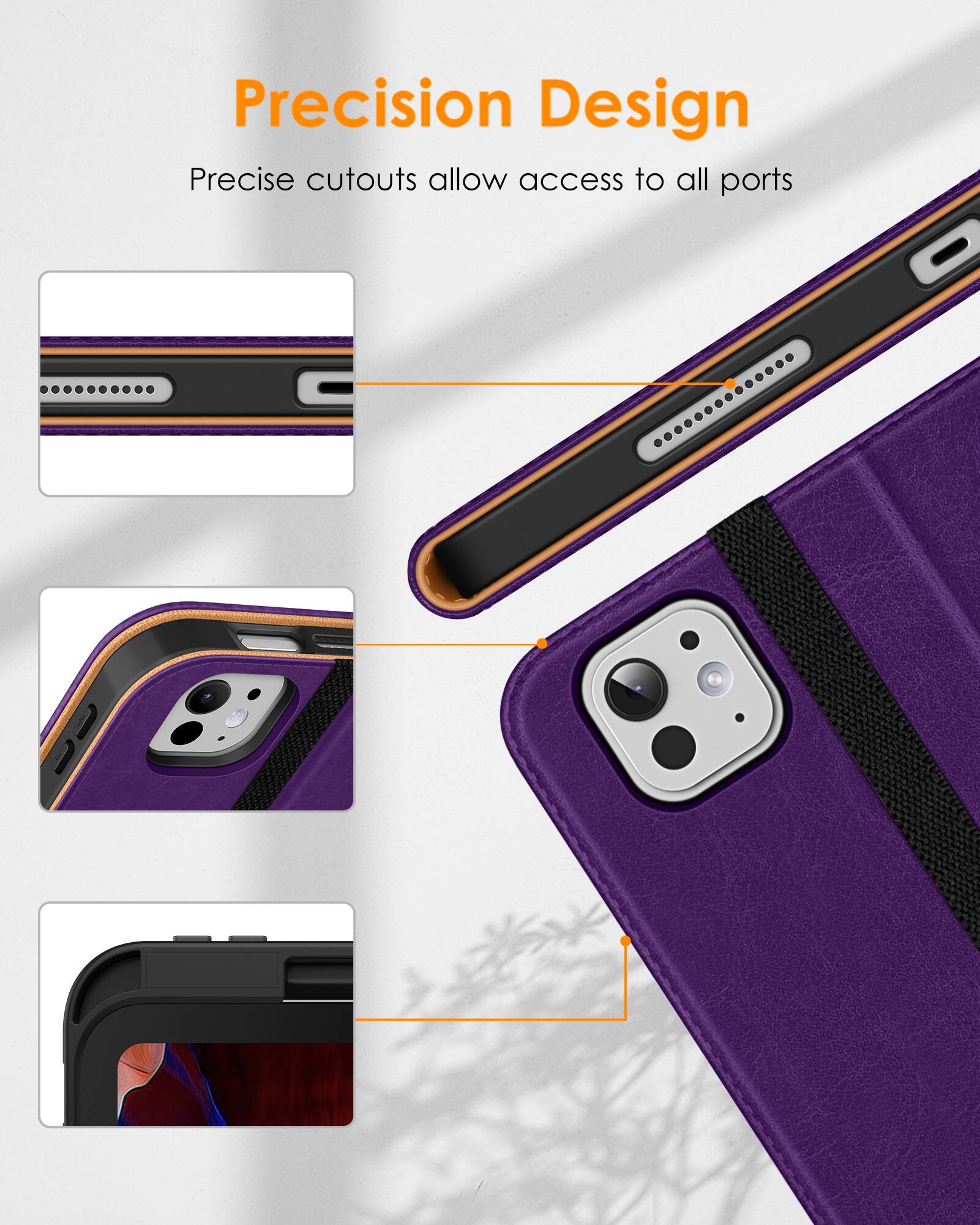 Precision Design  
Precise cutouts allow access to all ports