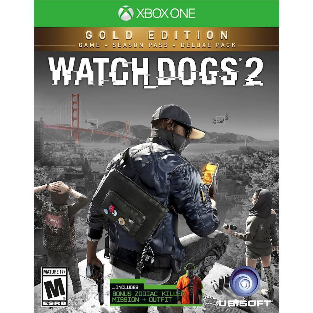 Front. Ubisoft - Watch Dogs 2: Gold Edition (Includes Extra Content + Season Pass subscription). - M (Mature 17+)
