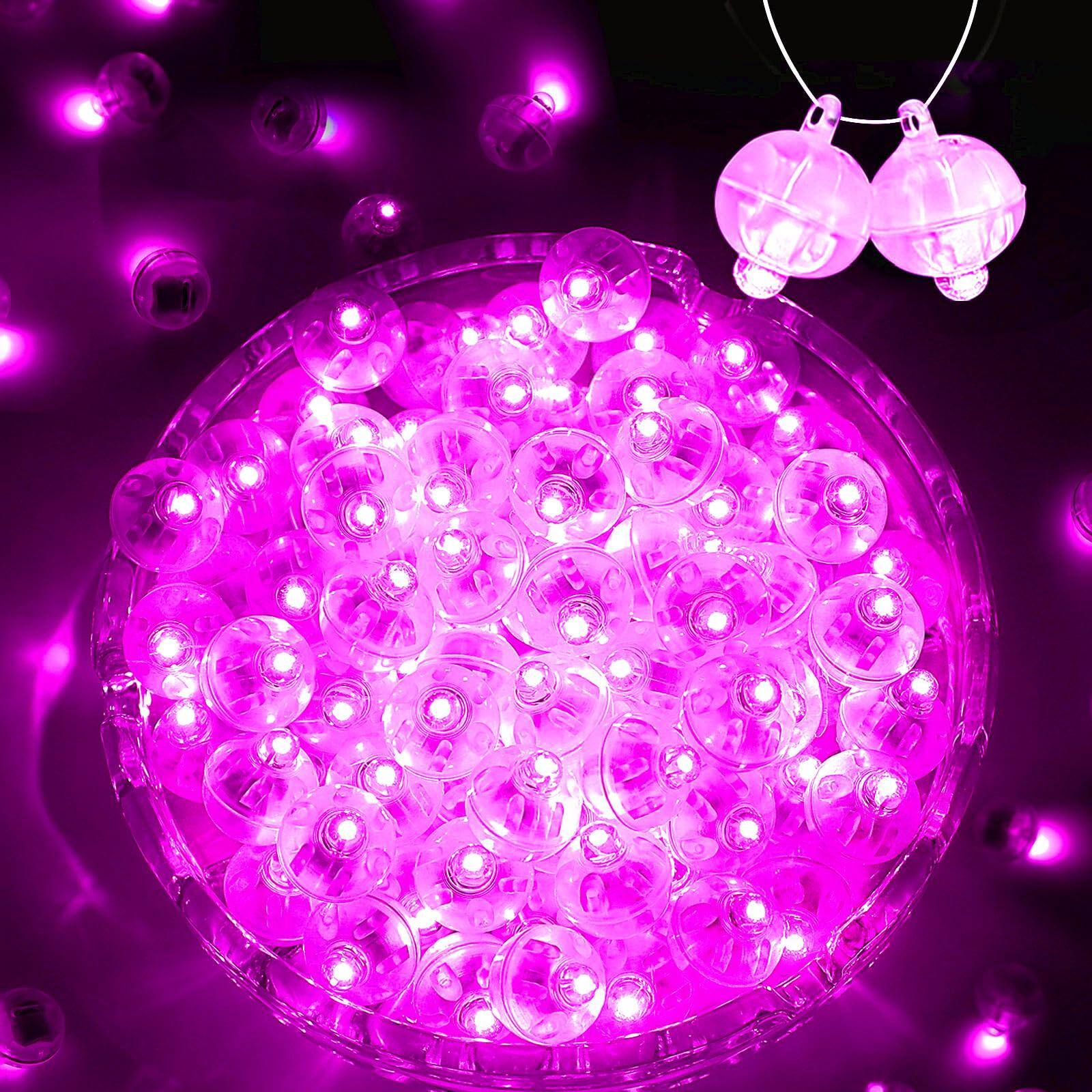 Glow steadily Pink-100 Pcs