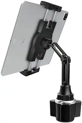 METALTON - Universal Cup Holder Tablet Mount For Car Vehicle Truck Treadmill Golf Cart Boat And More Cupholder Ipad Pr - Default
