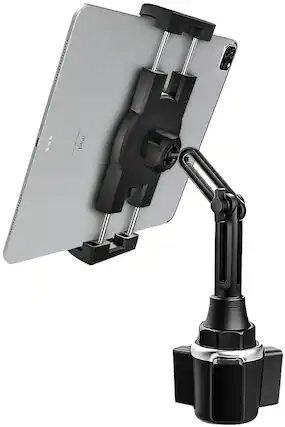 Front. METALTON - Universal Cup Holder Tablet Mount For Car Vehicle Truck Treadmill Golf Cart Boat And More Cupholder Ipad Pr... - Default.