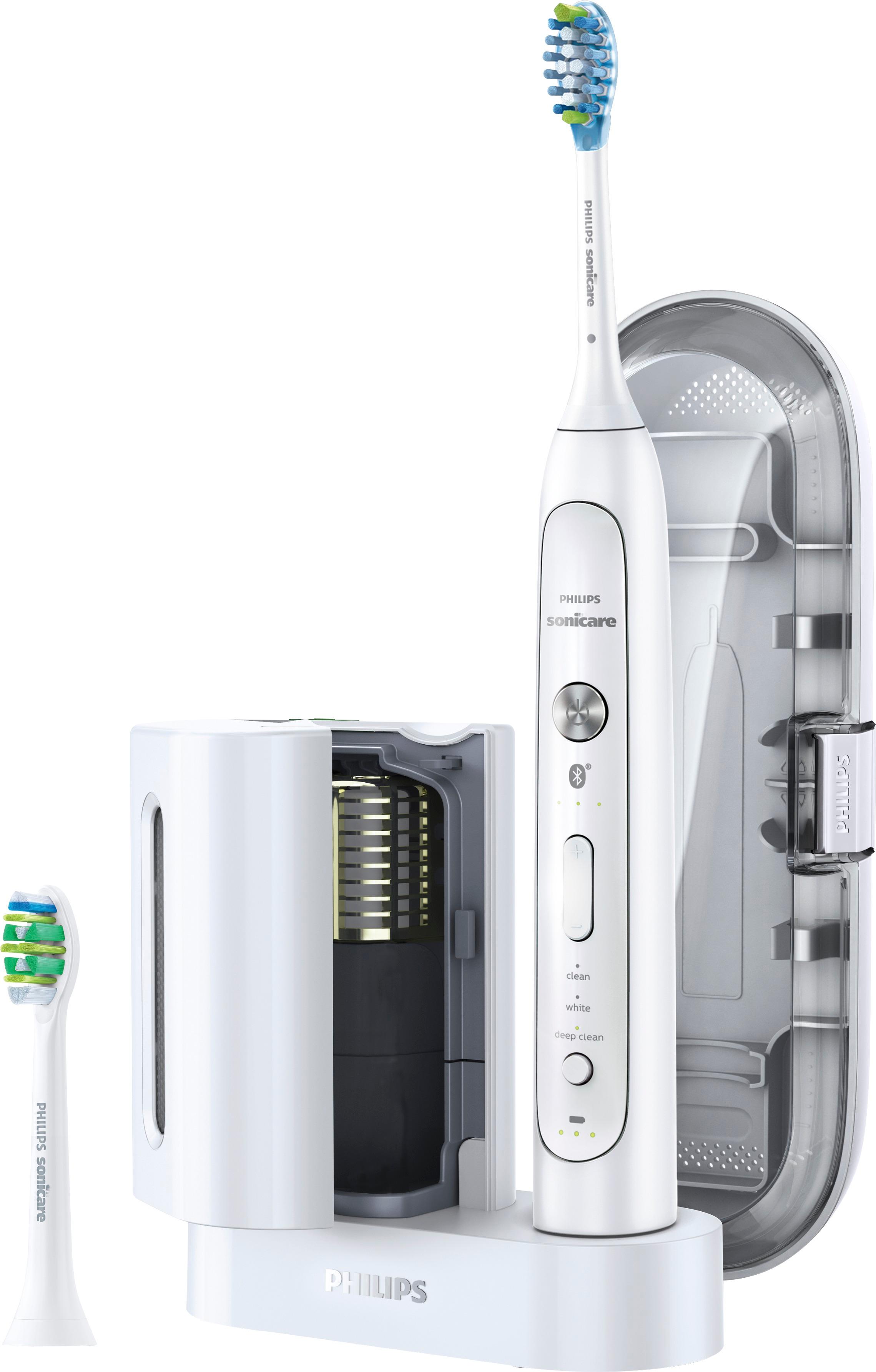 Reach out Friday wisdom Philips Sonicare FlexCare Platinum Connected with UV Sanitizer White  HX9192/02 - Best Buy
