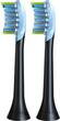 Philips Sonicare - AdaptiveClean Standard sonic toothbrush heads (2-Pack) - Black - Angle