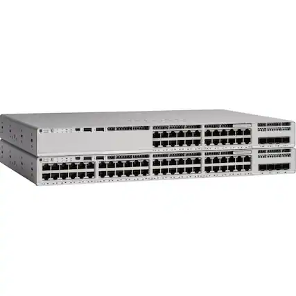 Front. Cisco Consumer Products - Cisco Catalyst C9200-48T Layer 3 Switch - 48 Ports - Manageable - Gigabit Ethernet - 10/100/1000Base-T - 3 Layer - Unknown.