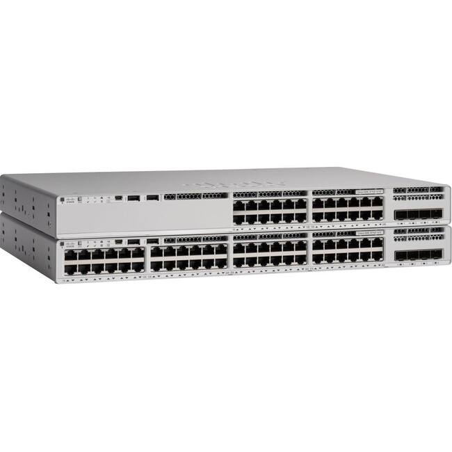 Front. Cisco Consumer Products - Cisco Catalyst C9200-48T Layer 3 Switch - 48 Ports - Manageable - Gigabit Ethernet - 10/100/1000Base-T - 3 Layer - Unknown.