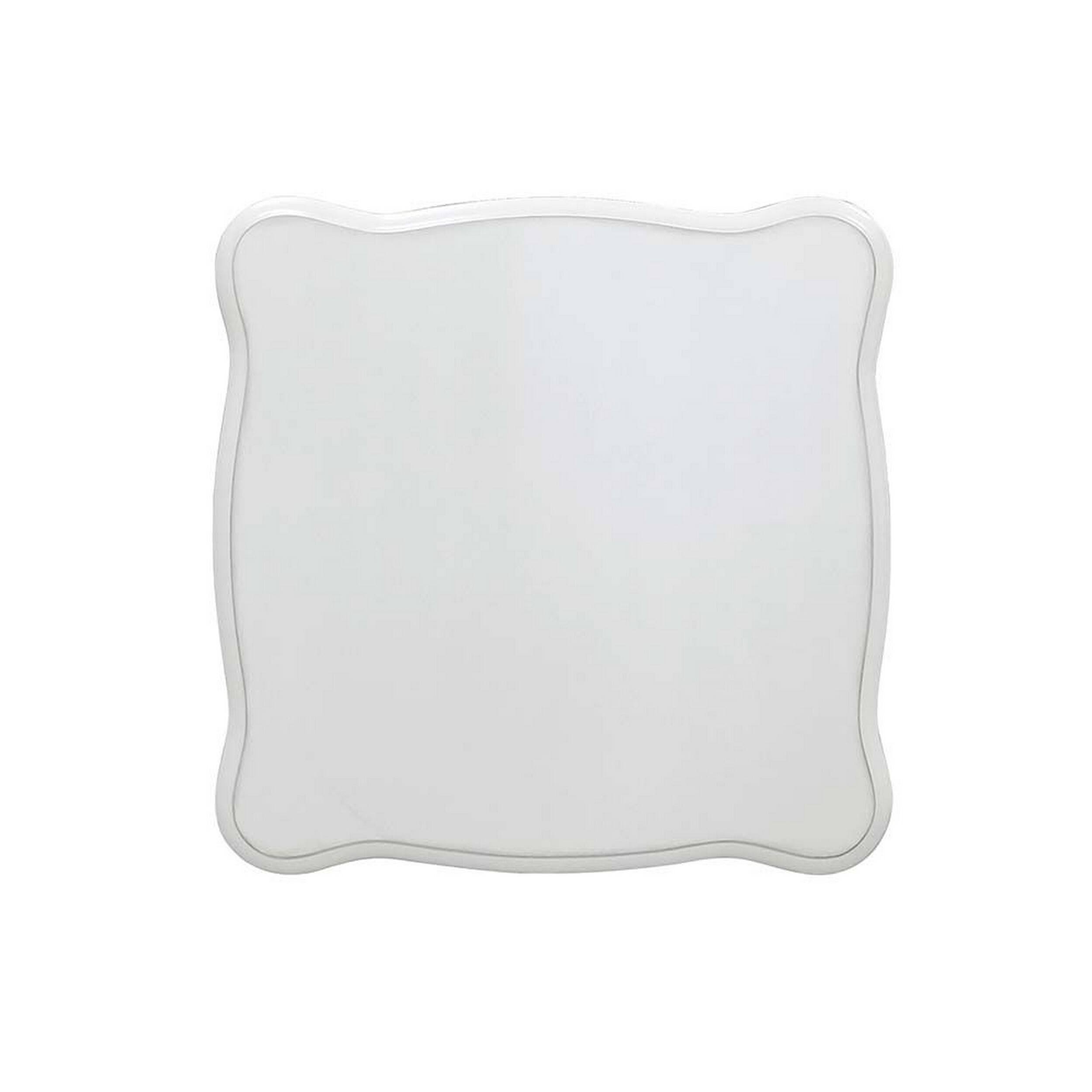 Alt View 3. Manhattan Lane - Jess 31 Inch Side End Table, Classic Scrolled Legs - White, Gold.