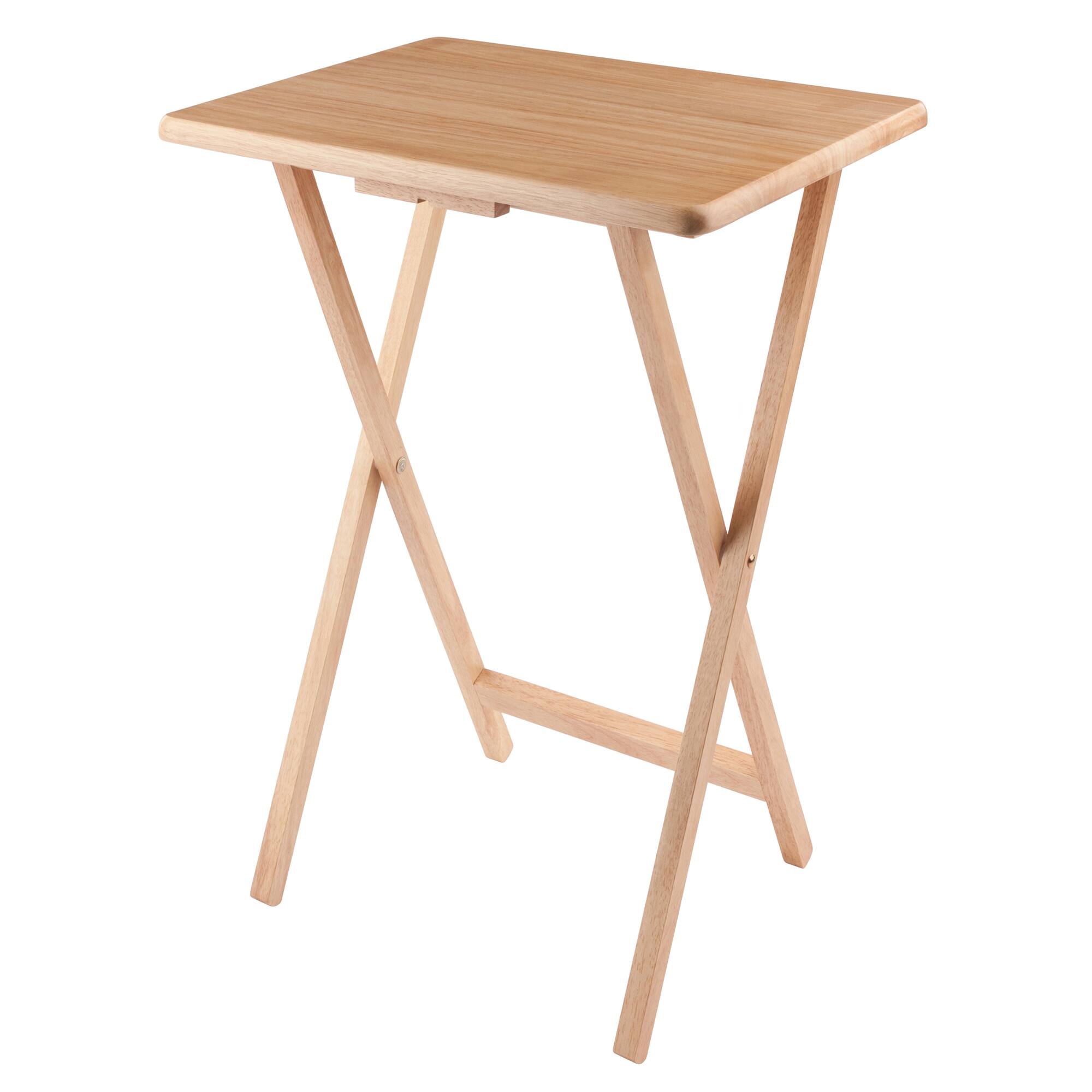 Alt View 5. Winsome Wood - Alex 5-Pc Snack Table Set - Natural.