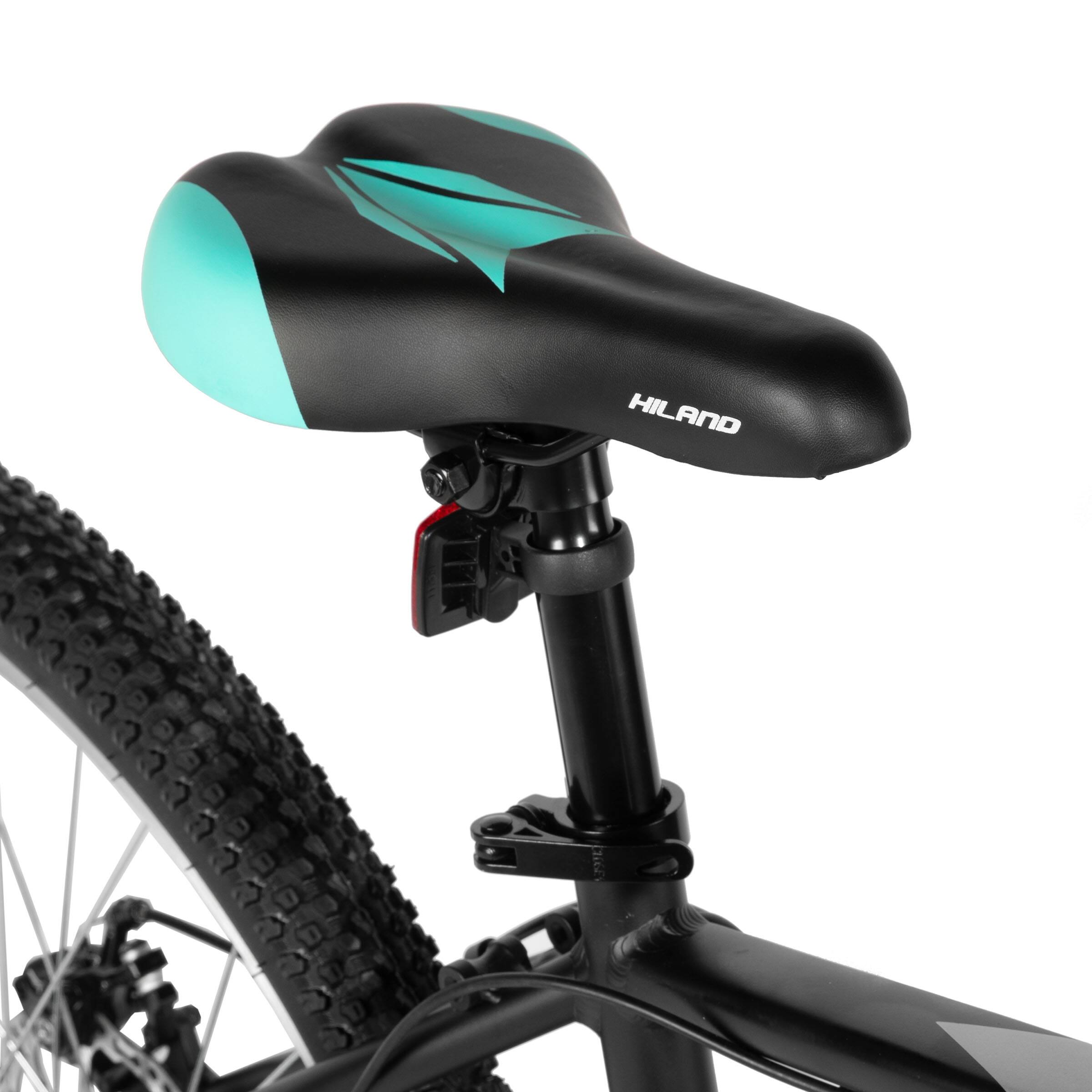 Alt View 8. HILAND - HILAND H200 26 Inch Mountain Bike with 18-Speed for Men Women, Suspension Fork, Aluminum Frame MTB Bicycle, Black - Black.