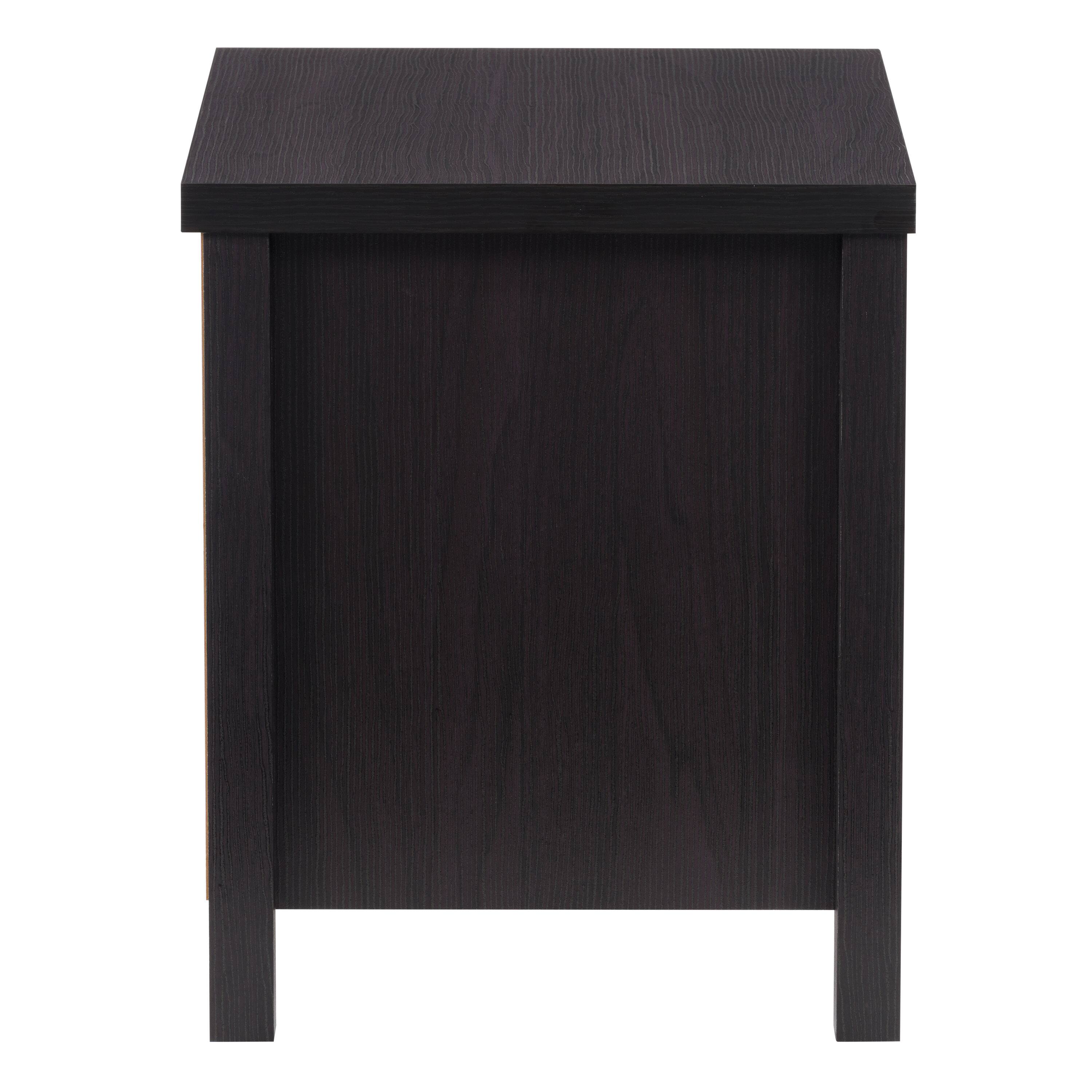 Left. CorLiving - Boston 2-Drawer Night Stand - Brown.