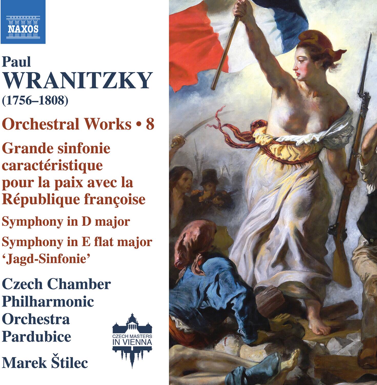 Czech Chamber Philharmonic Orchestra Pardubice - Wranitzky: Orchestral Works, Vol. 8   - COMPACT DISCS [CD]