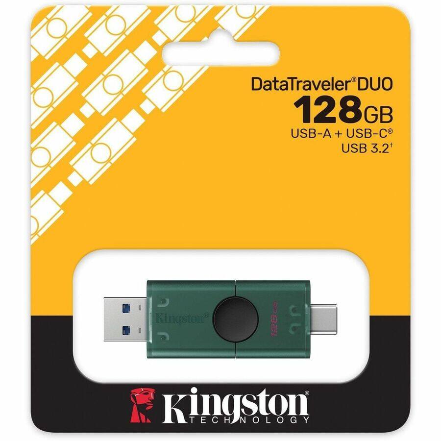 DataTraveler DUO  
128GB  
USB-A + USB-C  
USB 3.2  

Kingston Technology