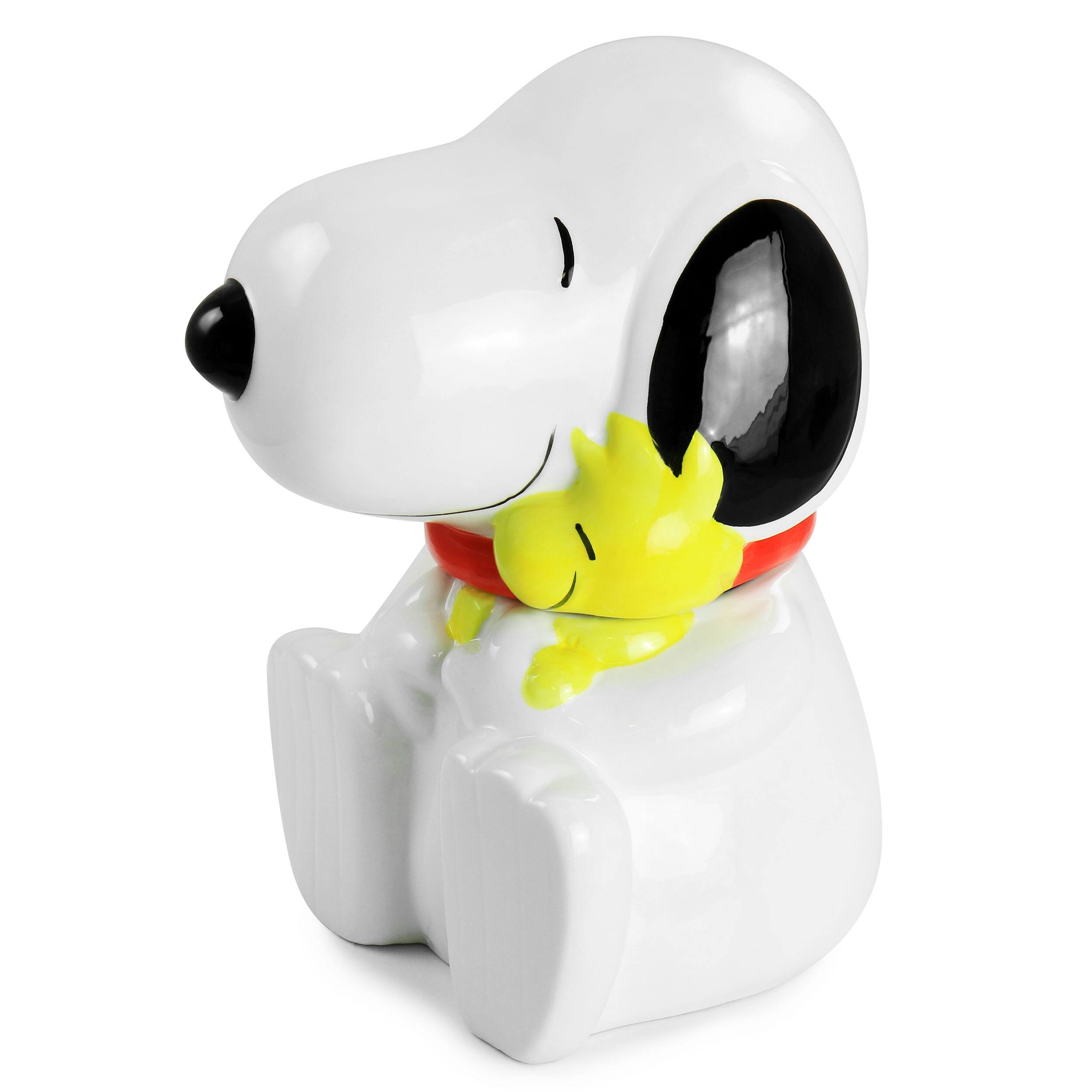 Angle. Gibson - Gibson Peanuts Classic Snoopy Cookie Jar in White - White.