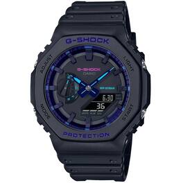 Casio - Men's G-Shock GA-2100 Series Dial Watch - GA2100VB-1A - Black