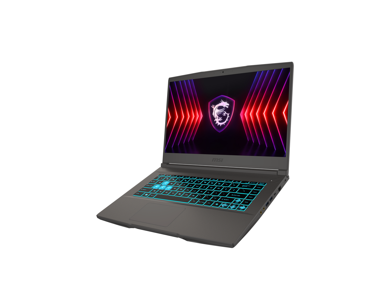 Alt View 1. MSI - MSI Thin A15 - 15.6" RTX 4060 - Ryzen 5 7535HS - 16GB - 512GB SSD - 144Hz (B7VF-461US) - Black.