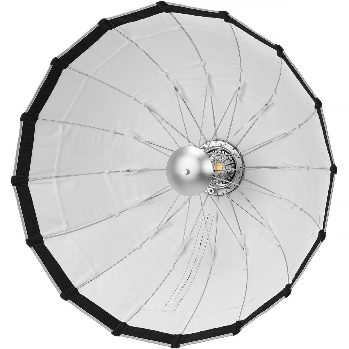 Alt View 4. Godox - Godox Bowens Mount Quick Release Umbrella Softbox (Black/White, 33.5").