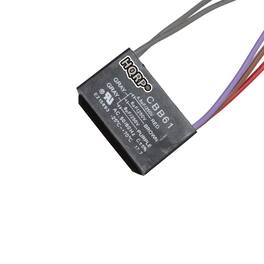 HQRP - Ceiling Fan Motor Capacitor CBB61 4.5/6/8 uF 5-Wire 250 VAC UL Listed for Hampton Bay