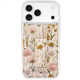 Walli Cases - iPhone 17 Pro Max Phone Case with Wallet and Finger Strap - Petal Press