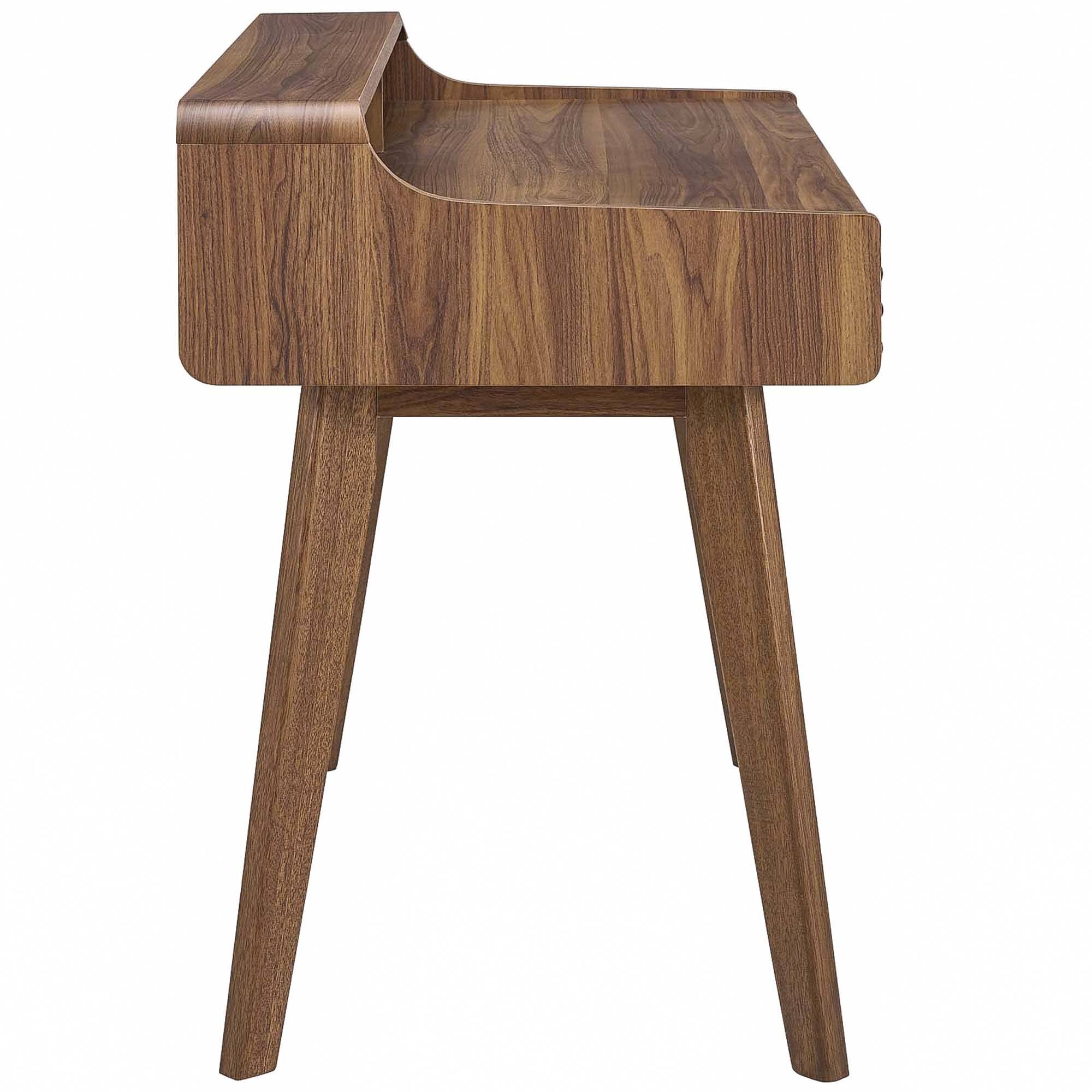 Alt View 2. Modway - Render Writing Desk by Modway - Walnut.