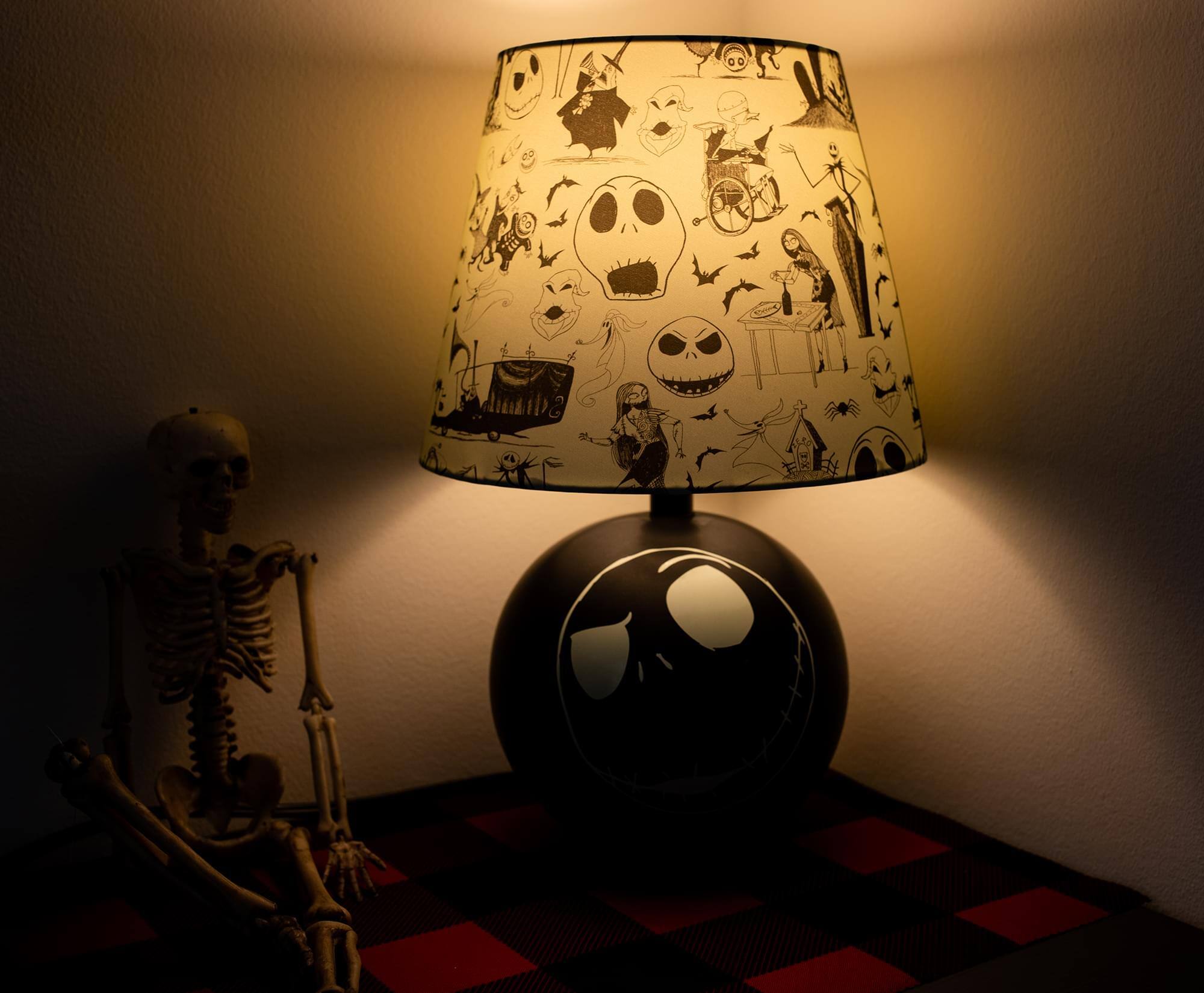 Alt View 4. Disney - Disney The Nightmare Before Christmas Jack Skellington Table Lamp | 14 Inches - Black.