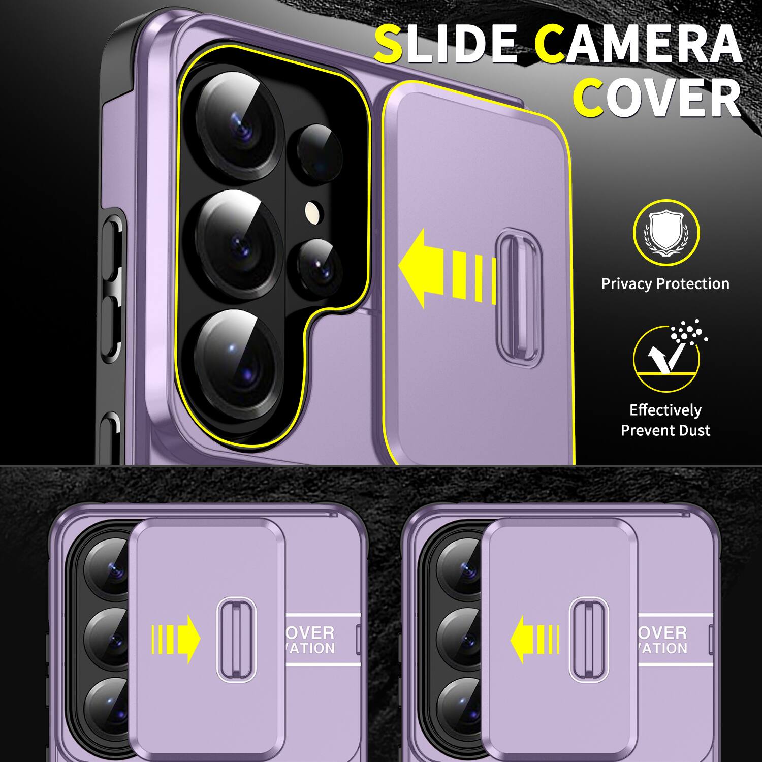 SLIDE CAMERA COVER

Privacy Protection  
Effectively Prevent Dust