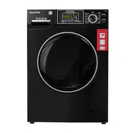Equator - Max 2.5 cu. ft. VENTLESS/VENTED Convertible All-in-One Combo Washer Dryer - PET, Sensor Dry, 110V - EZ 6500 - Black