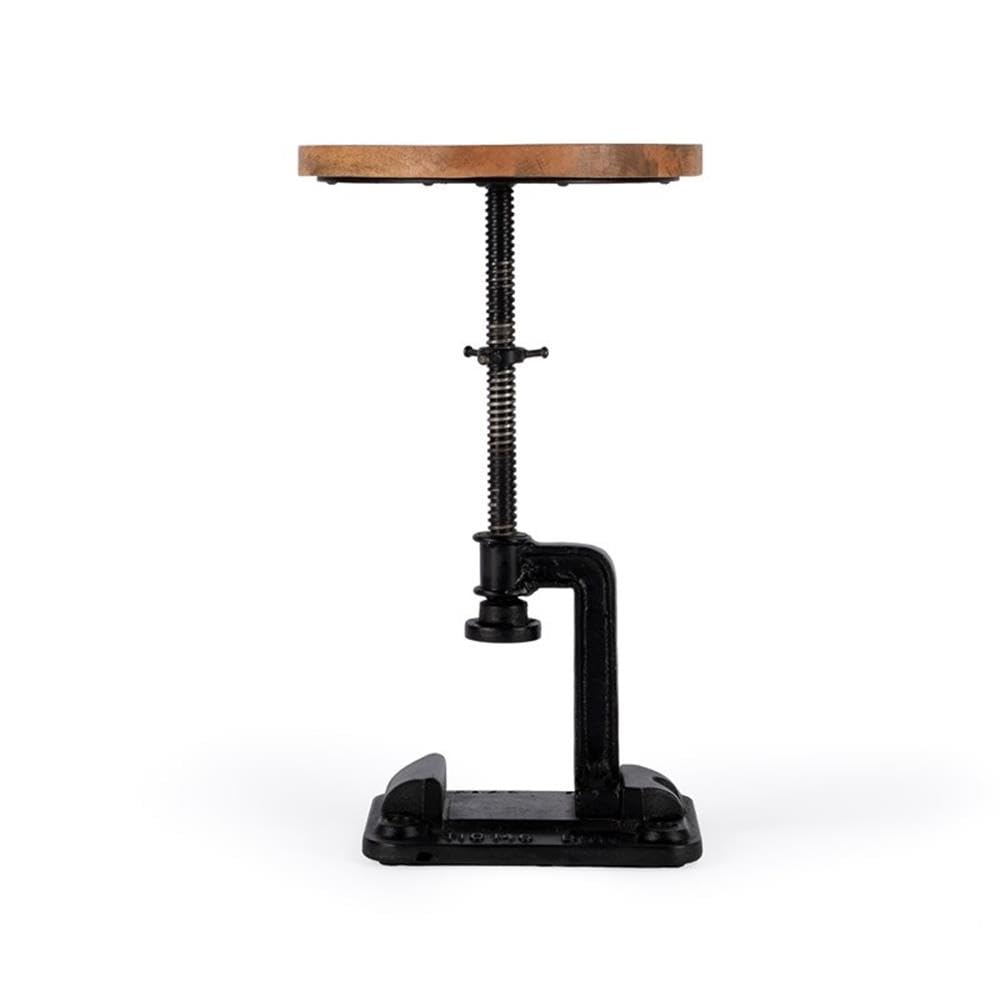 Alt View 3. Butler Specialty - Ellis Adjustable Pedestal Side table - Multi-Color.