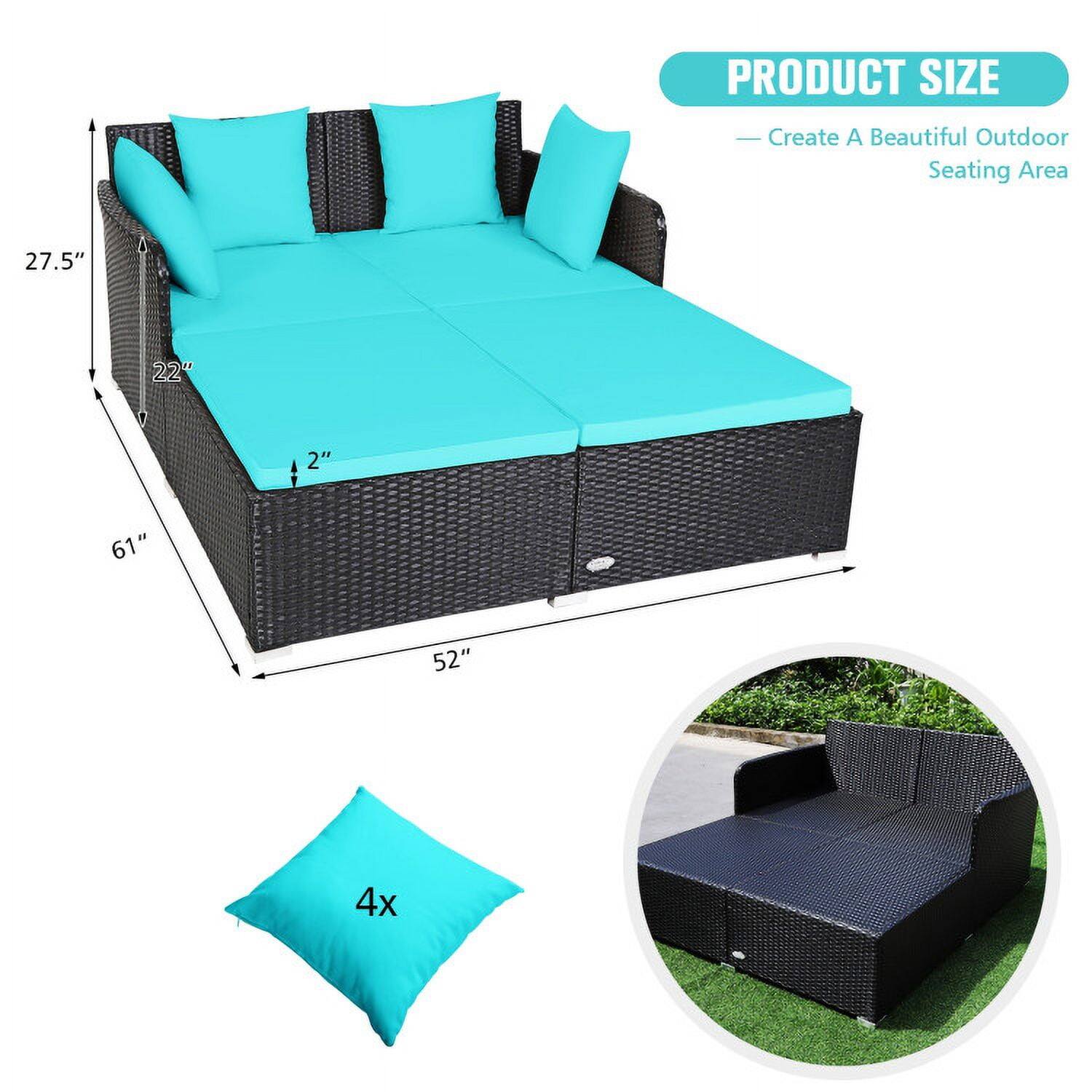 PRODUCT SIZE  
Create A Beautiful Outdoor Seating Area  

27.5"  
22"  
2"  
61"  
52"  

4x